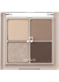 Rom&Nd, Lidschatten, Better Than Eyes 4 Farben Lidschatten Palette Warm Naturkosmetik Lidschatten K-beauty Koreanisch (M02 DRY BUCKWHEAT FLOWER)