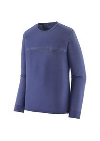 Patagonia L/S Cap Cool Merino Graphic Shirt Merinoshirt Heren (XL |blauw)