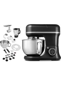 Medion Küchenmaschine »MD 18430, 8 Geschwindigkeitsstufen, Impulsfunktion, 5L Rührschüssel« Mit umfangreichem Zubehör-Set, Mixeraufsatz,...