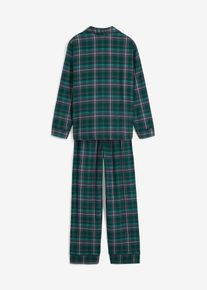bonprix Pijama de copii din finet (2piese), verde, 140/146