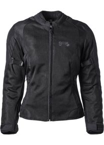 GMS-Moto FiftySix.7, mesh jacket women , color: Black , size: 5XL