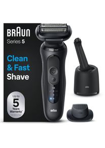 Braun Elektrorasierer »Series 5 52-N7200cc«, Reinigungsstation, Wasserdichter Folienrasierer, mit Präzisionstrimmer