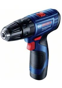 Bosch GSB 120-LI Akku-Bohrschrauber 2x Akku Ladegerät 12V 2Ah Li-Io