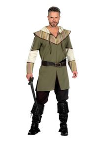 maskworld Déguisement de coureur des bois médiéval