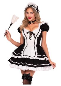 Leg Avenue Déguisement Maid to Flirt