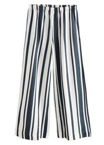 Next Damer Bukser navy / sort / hvid St&oslash;rrelse 46