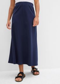 bonprix Spódnica dresowa z wytrzymałej dzianiny interlock, niebieski, 48/50