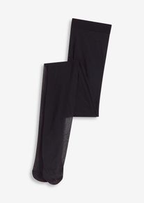 bonprix Mujer, Pantis premamá de 20 den con puños cómodos, negro, 48/50