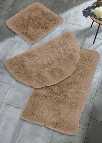 bonprix Covor baie tip blăniţă, spumă memory, maro, Covoraş WC suspendat 45/50 cm
