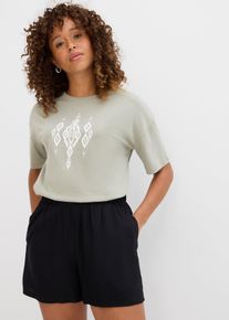 bonprix Női Póló mintával, zöld, 44/46