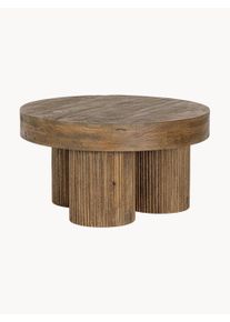 Bizzotto Stolik kawowy z drewna mangowego Dacca Brązowy Ø 75 x W 41 cm