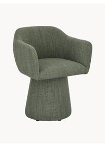 Bizzotto Krzesło obrotowe Lottie Zielony G 59 x W 77 cm