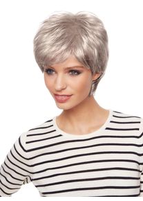 DamenKunsthaarperücke in grau