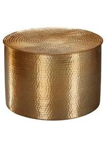 Wohnling Couchtisch Rahi in Gold Rund