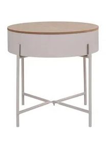Xxxl Beistelltisch , Beige , Metall, Kunststoff , 40x40x40 cm , einfacher Aufbau , Wohnzimmer, Wohnzimmertische, Beistelltische, Beistelltische Metall