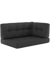 VICCO Palettenkissen SET Anthrazit 3 Teile , Textil , Rechteckig , 120x15x80 cm , Outdoor-Kissen, Palettenkissen