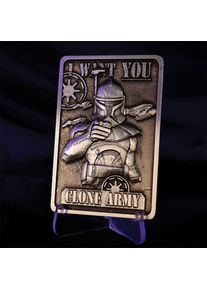 Star Wars - Captain Rex Clone Army Metallbarren Replik limitiert