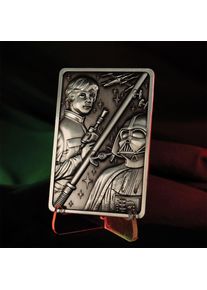 Star Wars - Luke und Darth Vader Metallbarren Replik limitiert