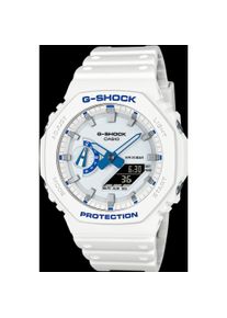 Casio, Armbanduhr, GA-2100HDS-7AER, Weiss, (Chronograph, Analoguhr, Digitaluhr, 45 mm)