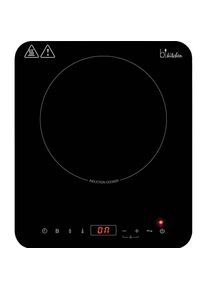 BiKitchen cook 411 442011 Induktionsplatte, Kochplatte, Schwarz