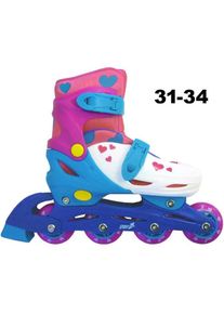 Power Play, Mädchen, Rollschuhe, Sport1 "Easy Roller" Pink inlinere Rulleskøjter til børn str. 31-34 (32), Pink