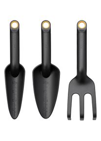 Fiskars, Gartenhandwerkzeug, 3-teiliges Gartengeräte-Set