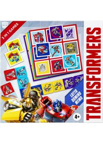 Selecta Spielzeug Transformers 3in1 Memo Lotto Domino (Englisch, Französisch, Norwegisch, Finnisch, Polnisch, Schwedisch, Deutsch, Dänisch)