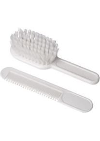 CASO GERMANY Caso, Haarbürste + Kamm, Eurostil Unisex-Erwachsene Bebe Cepillo Suave Blanco Peine Baby Weisse Soft