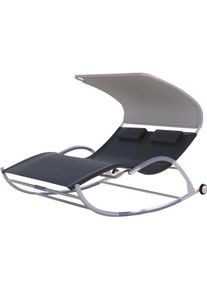 Leco, Liegestuhl, Schaukelliege mit Sonnendach EDDA (206 cm)