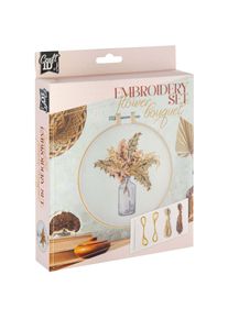 Grafix Stickset Vase mit Blumen, Handarbeitsset