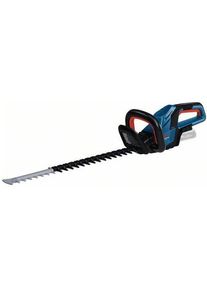 Bosch GHE 18V-60 Professional Akku-Heckenschere solo, Messerlänge 60cm, blau (06008C9000)