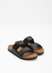 Slippers - zwart - maat 42 - bonprix