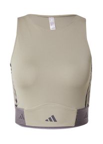 adidas Performance Sporttop 'HYPERGLAM' Damen grau / anthrazit / silbergrau / khaki Größe XXXS/XXS
