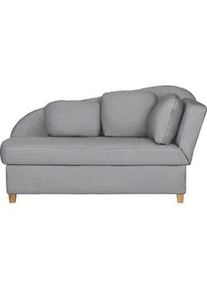 Novel Liege , Grau , Textil , Buche , Füllung: Vlies , 180x97x85 cm , Made in Eu , Liegefunktion, Armteil rechts , Wohnzimmer, Sofas & Couches, Schlafsofas, Polsterliegen