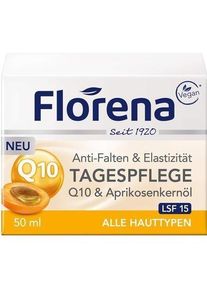 Florena, Augenpflege, Q10 Anti-Falten Tag (Crème, 50 ml, Tag)