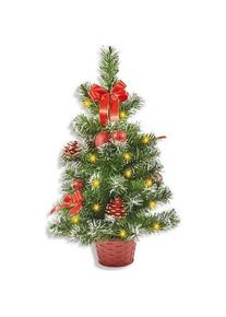 Riffelmacher & Weinberger, Weihnachtsbaum, LEDDekobaum 50cm rot 20259