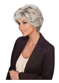 DamenKunsthaarperücke in grau