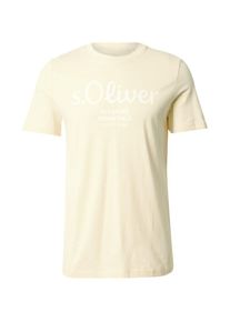 s.Oliver Shirt Herren gelb Größe S Logoprint