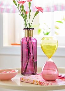 Vase, lila, Größe 21,5 cm, bonprix