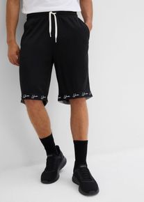 leichte Mesh-Shorts Loose Fit, schwarz, Größe 56/58 (XL), bonprix