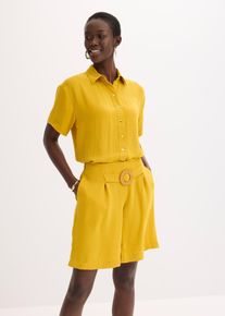 Bluse, gelb, Gr&ouml;&szlig;e 44, bonprix