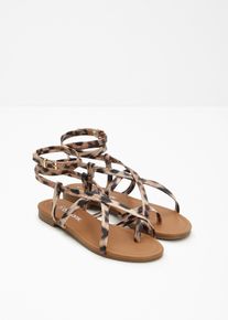 Riemchensandalen, beige, Größe 42, bonprix