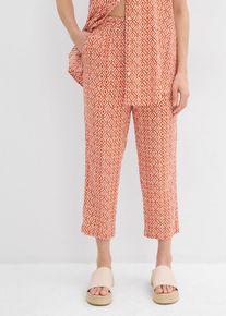 Haremshose aus flie&szlig;ender Viskose, rot, Gr&ouml;&szlig;e 40, Viskose, bonprix