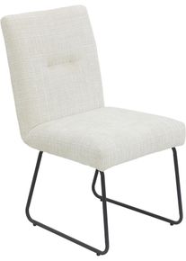 Hela Eetkamerstoel Elsa Comfortstoel met veren, XL-zitbreedte (set, 2 stuks) 4 poot stoelen wit