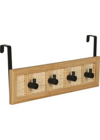 Wenko Deurkapstok Allegre met 4 haken accessoires beige