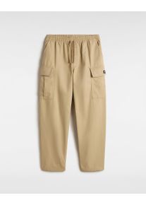 Vans Cargobroek RANGECARGOBAGGYTAPEREDELASTICPANT heren cargobroeken maat L bruin