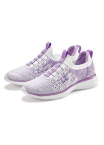 Lascana Sneakers Slipper, lage schoen, comfortabel om in te stappen met elastische veters unisex vegan kinderen sneakers laag maat 39 paars