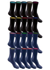 H.I.S. H.I.S Sokken in praktische cadeauverpakking (box, 20 paar) jongens sokken maat 35-38 multicolor