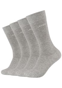 OTTO JOOP! Sokken Premium Essentials, versterkte hiel, duurzame teen (Set van 4) jongens sokken maat 35-38 grijs