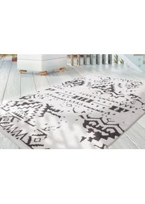 my home Vloerkleed COURTNEY etno, woonkamer moderne vloerkleden maat 2 wit